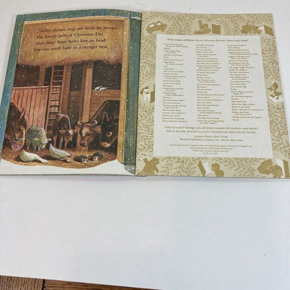 The Animals' Christmas Eve (456-9) | Little Golden Book | VINTAGE 1977 - Picture 4 of 6